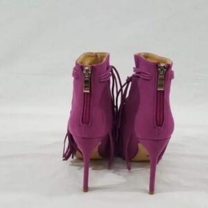 Women's Pink Stiletto Ankle Boots